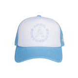 April Skateboards Full Circle Trucker Hat Blue/White