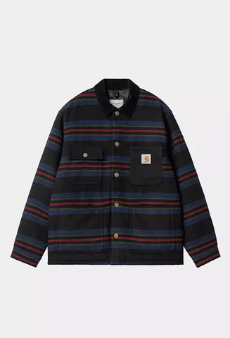 Carhartt WIP Oregon Jacket Starco Stripe, Black (In Store Pickup Only)