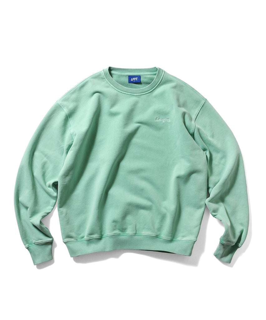 Lafayette Old English Pigment Crewsweat Mint
