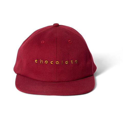 Chocolate Comic 6 Panel Hat Burgundy