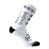 Psockadelic Skatchewan Socks White
