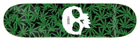 Zero Sandoval Sweet Leaf Single Skull Deck 8.25” With Grip Tape (In Store Pickup Only)