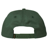 Krooked Krooked Eyes Snapback Hat Dark Green/Yellow