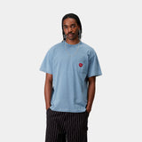 Carhartt WIP Ingo Pocket S/S Tee Light Blue (Garment Dyed)