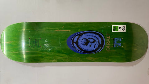 Carpet Embryo Green Deck 8.38” With Grip Tape (In Store Pickup Only)