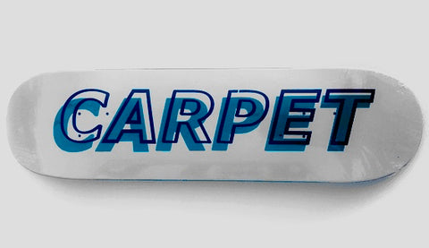 Carpet Misprint Blue Deck 8” With Grip Tape (In Store Pickup Only)