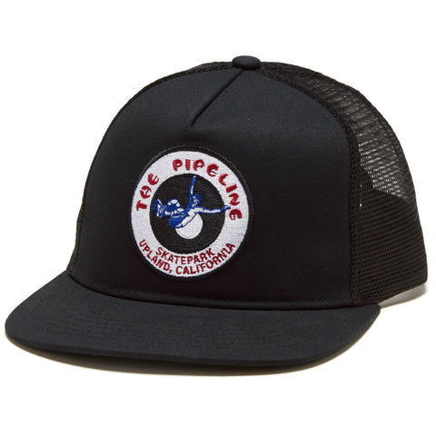 45 RPM Pipeline Skatepark Snapback Hat Black