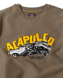 Acapulco Gold Messed Up Crewneck Sweatshirt Army