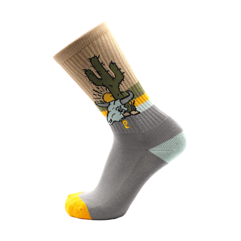 Psockadelic Dude Ranch Socks Grey