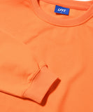 Lafayette Side Printed Script Logo Crewneck Sweat Orange