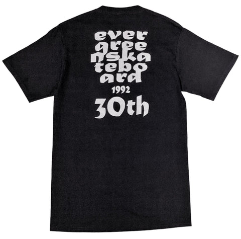 Evergreen 30th Anniversary S/S Tee 30th08 Black