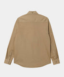 Carhartt WIP Bolton L/S Shirt Nomad (Garment Dyed) (In Store Pickup Only)