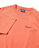 Lafayette Old English Logo Pigment Dyed S/S Tee Coral Red