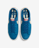 Nike SB Zoom Blazer Low Pro GT DC7695-403 Court Blue/Light Orewood Brown (In Store Pickup Only)