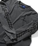 Lafayette Sleeve Logo Washed L/S Tee Grey