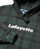 Lafayette Allover Pattern Lafayette Logo Hoodie Black Watch