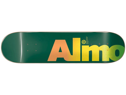 Almost Skateboards Fall Off Logo Green Deck 8.25” With Grip Tape (In Store Pickup Only)
