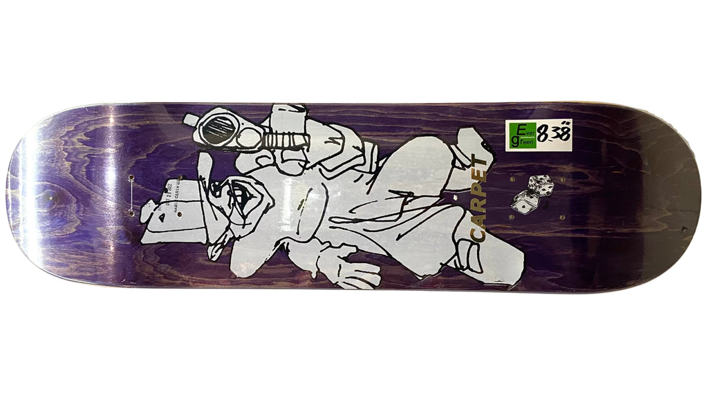 Carpet Shooter Purple Deck 8.38” With Grip Tape (In Store Pickup Only)
