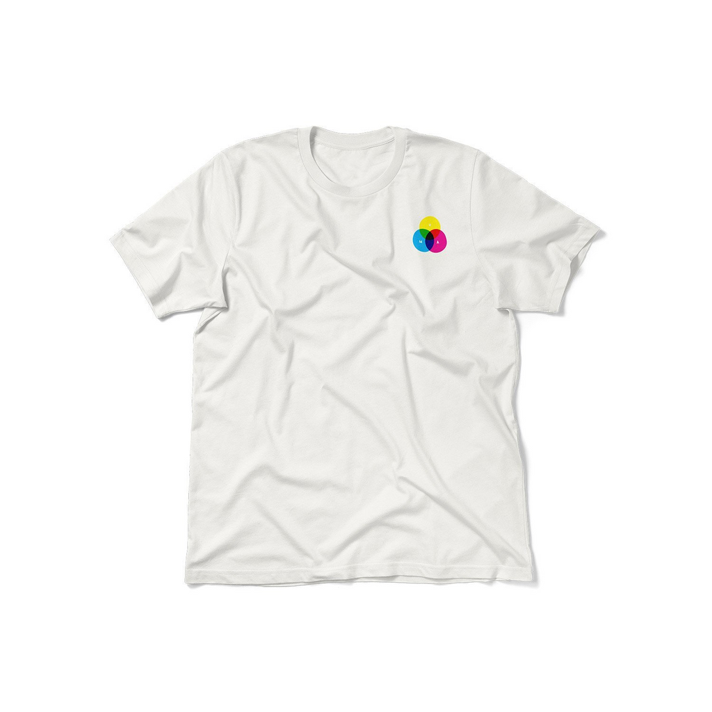 UMA Landsleds CMY S/S Tee White