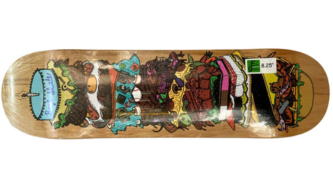 Bacon Skateboards Beef Skate Guest Model Deck 8.25” With Grip Tape (In Store Pickup Only)