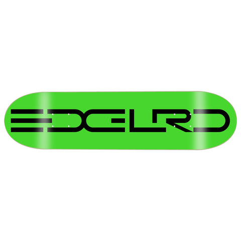 EDGLRD Tech Script Green/Black Deck 8” With Grip Tape (In Store Pickup Only)