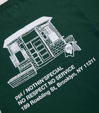 Nothin’ Special x PPL Brooklyn Store Front Logo S/S Tee Forest Green