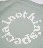 Nothin’ Special Rounded Logo S/S Tee Stonewashed Green