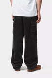 Carhartt WIP Single Knee Corduroy Pant Black, Rinsed