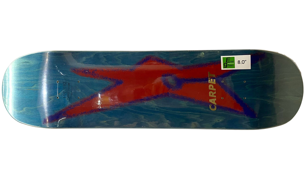 Carpet Bizarro Blue Deck 8” With Grip Tape (In Store Pickup Only)