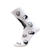 Psockadelic Panther Death Socks White