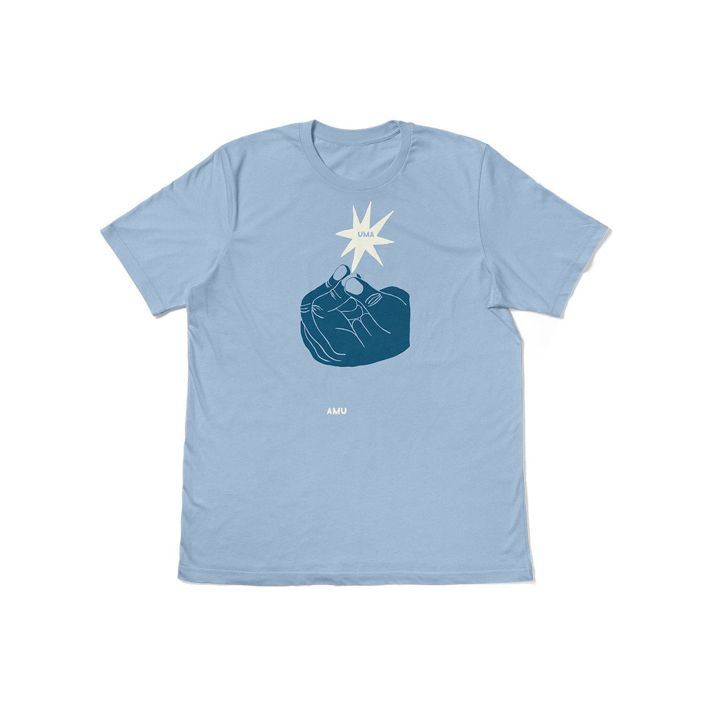 UMA Landsleds Snap S/S Tee Baby Blue