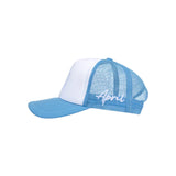 April Skateboards Full Circle Trucker Hat Blue/White