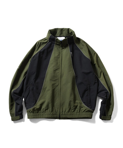 Lafayette Supplex Nylon Track Jacket Olive