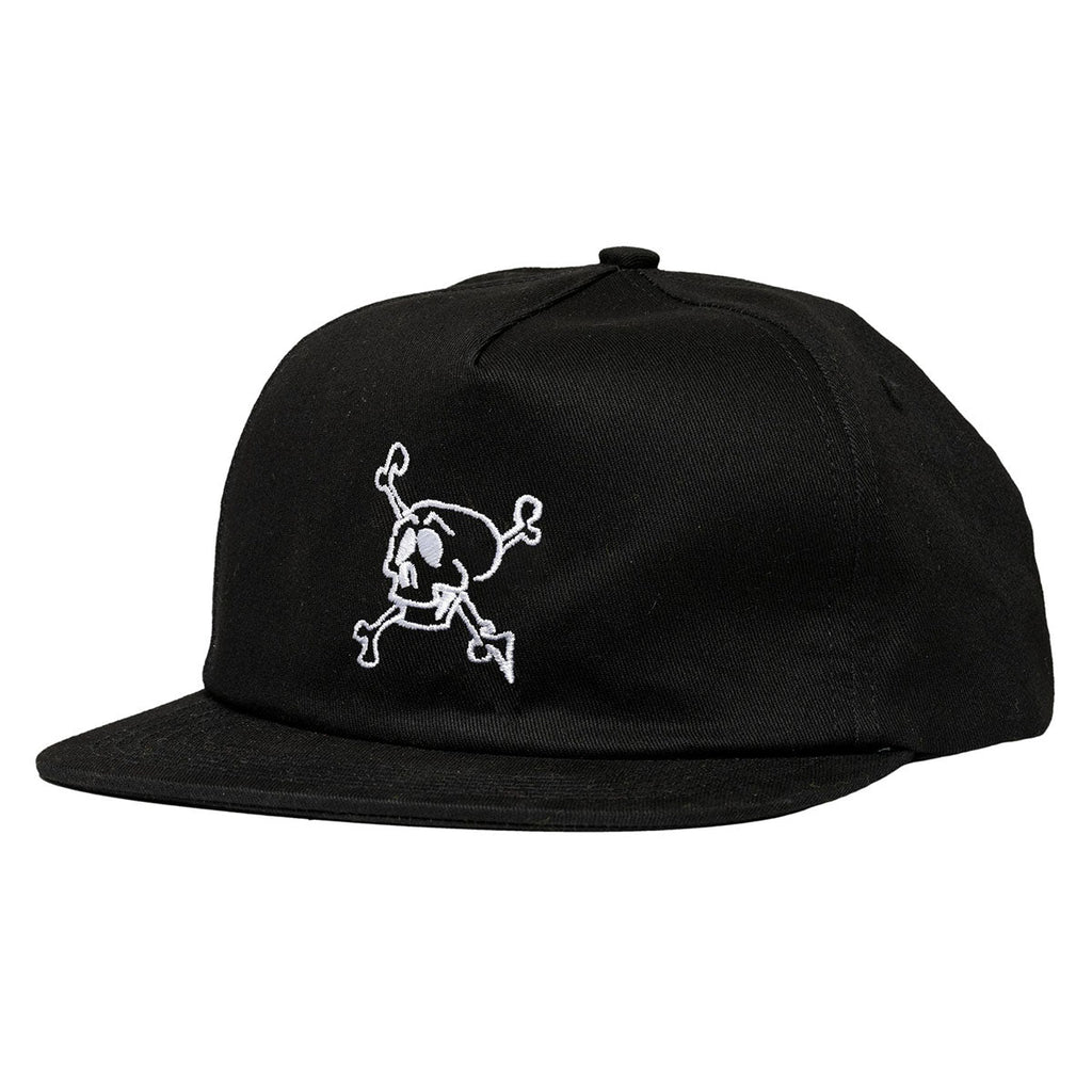 Krooked Style Snapback Hat Black