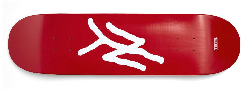 5Boro NYC NY Logo Red Deck 8.25” With Grip Tape (In Store Pickup Only)