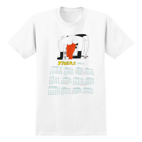 There Skateboards Calendar S/S Tee White