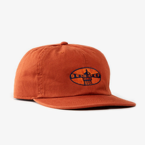 Belief NYC Lighthouse 6 Panel Hat Rust