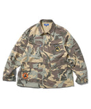 Lafayette Washed Ripstop Field L/S Shirt Woodland Camouflage