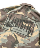 Lafayette Washed Ripstop Field L/S Shirt Woodland Camouflage