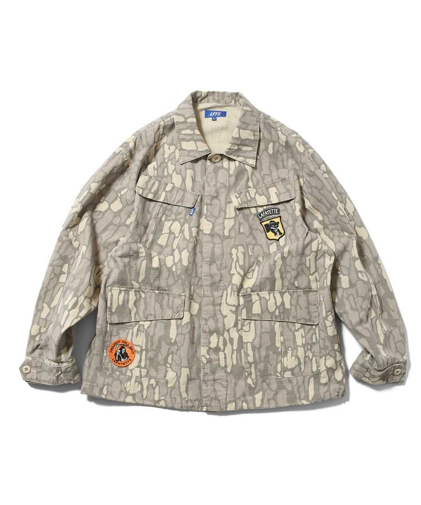 Lafayette Washed Ripstop Field L/S Shirt Bark Camo