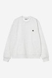 Carhartt WIP Mack Crew Sweatshirt Ash Heather/Black