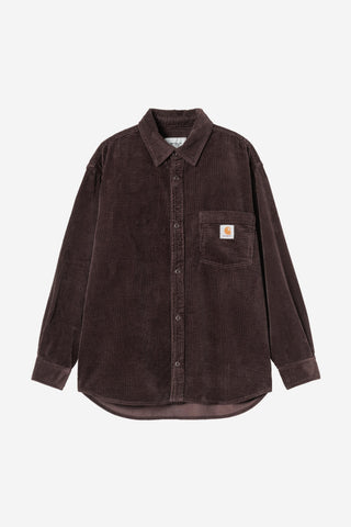 Carhartt WIP Loyde L/S Shirt Palisander, Rinsed