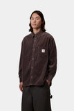 Carhartt WIP Loyde L/S Shirt Palisander, Rinsed