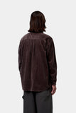 Carhartt WIP Loyde L/S Shirt Palisander, Rinsed