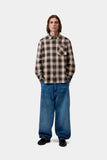 Carhartt WIP Dayne L/S Shirt Dayne Check, Shady Purple