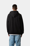 Carhartt WIP Hooded WIP Sweat Jacket Black, Stone Washed