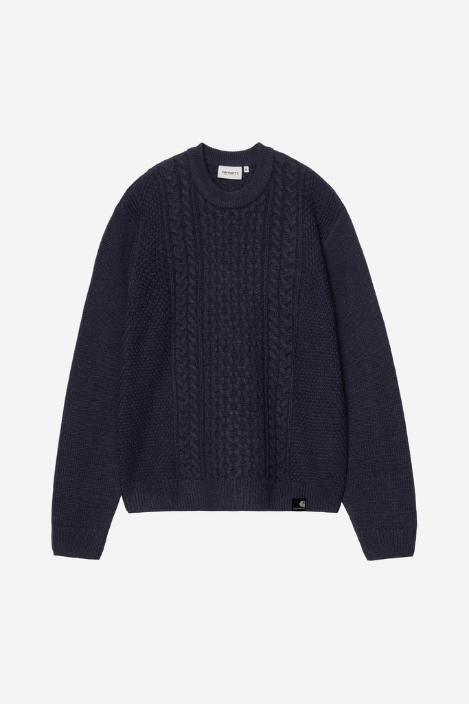 Carhartt WIP Caster Knit Sweater Dark Navy