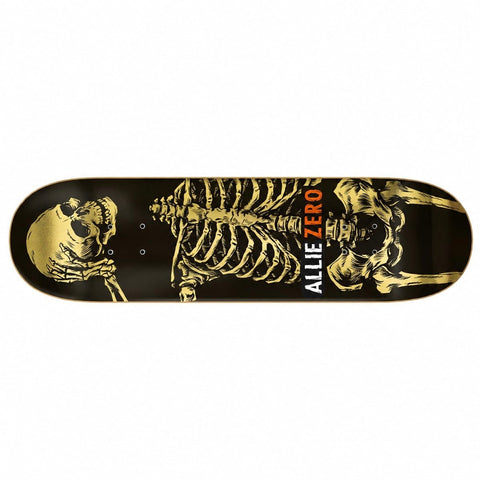 Zero Jon Allie Headcase Gold Foil 30 Year Reissue Deck 8.25” With Grip Tape (In Store Pickup Only)
