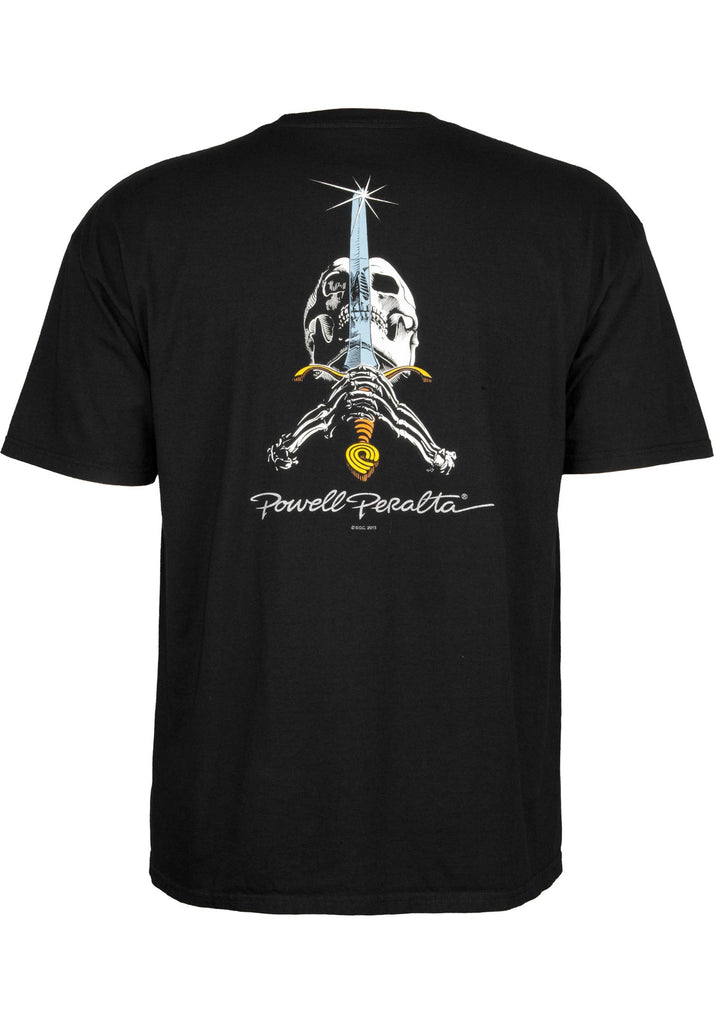 Powell Peralta Classic Skull & Sword S/S Tee Black