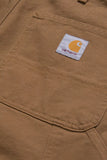 Carhartt WIP Single Knee Short Hamilton Brown, Rinsed